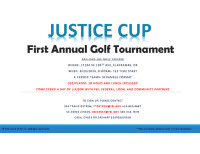 Justice Cup First Annual Golf Tournament